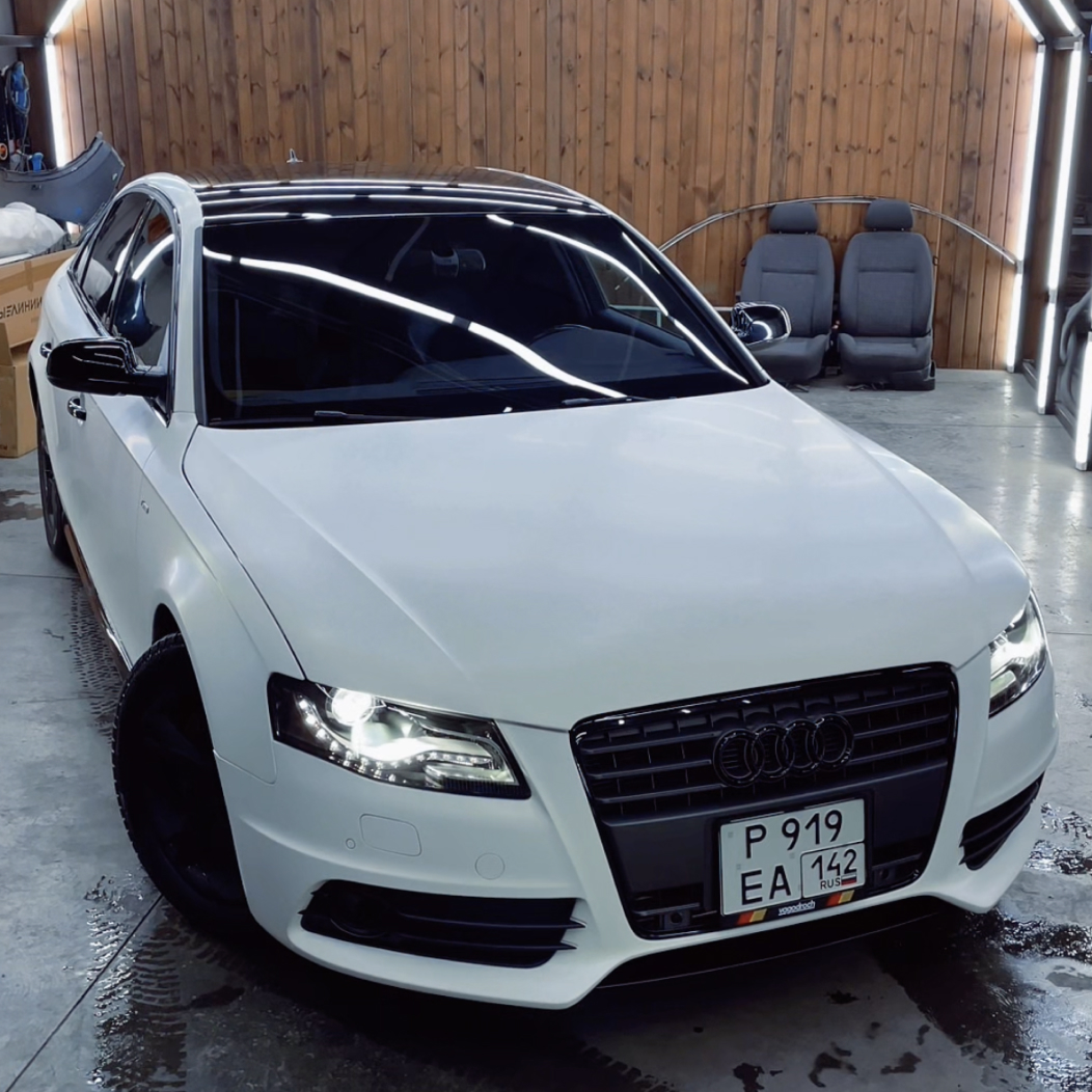 AUDI A4 в матовой пленке